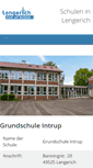 Mobile Screenshot of grundschule-intrup.de